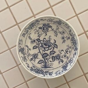 Hand-painted Blue Peony China Bowl